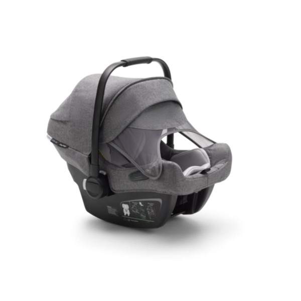 Bugaboo a-s (0-13kg) 0+ Nuna turtle air, sivo 