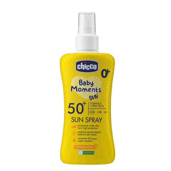 Chicco sprej za suncanje SPF50+, 150ml 