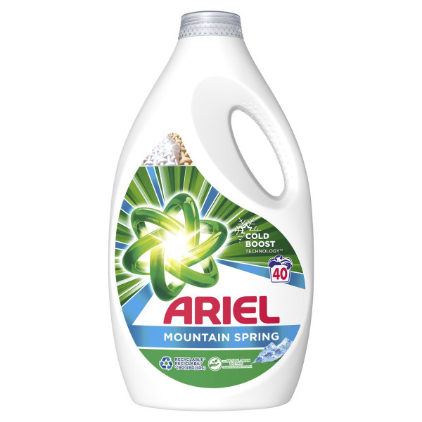 Ariel tecni deterdz.Mountain Spring 40 pranja 2.2l 