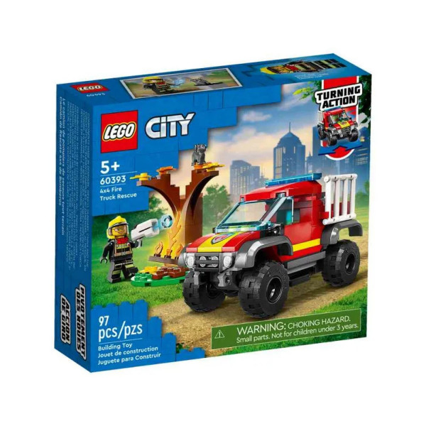 Lego City 4X4 Fire Truck Rescue 