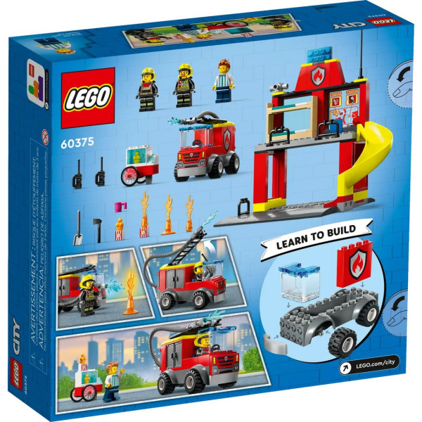 Lego City Fire Station And Fire Truck