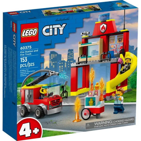 Lego City Fire Station And Fire Truck