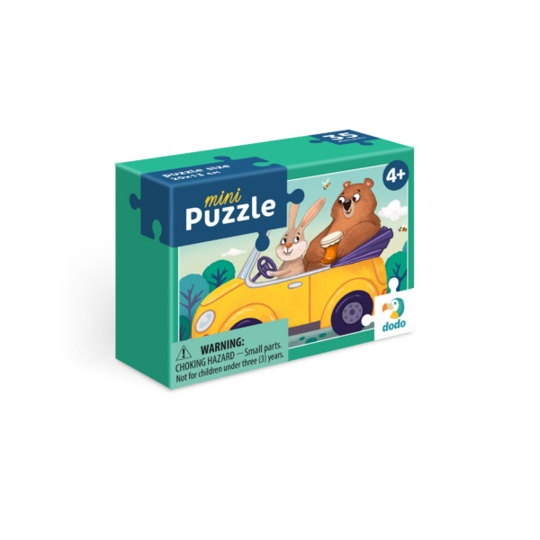 Dodo mini puzzle meda i zeka na putovanju 