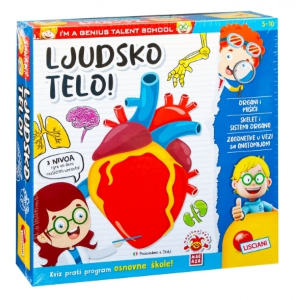Mali Genije Edukativni set Upoznaj ljudsko telo 