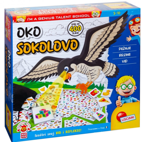 Mali Genije Društvena igra Oko Sokolovo 