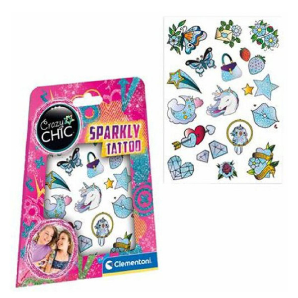 CRAZY CHIC SPARKLY TATTOO SET 