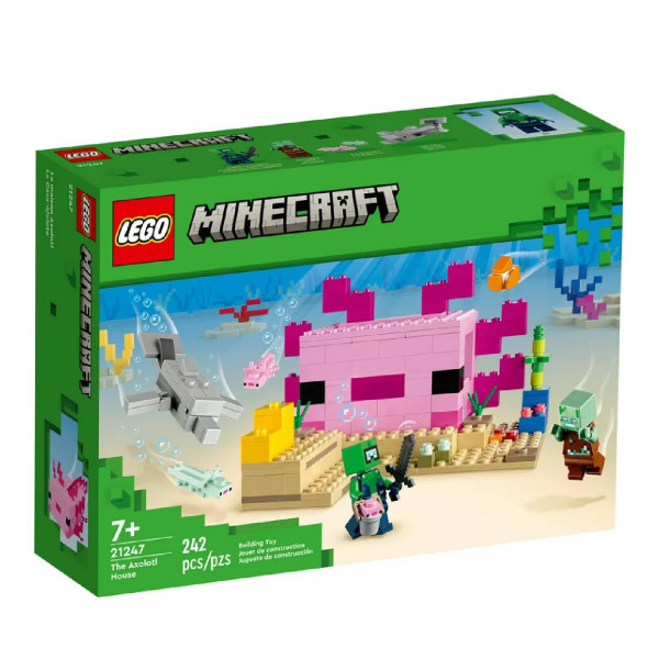 LEGO MINECRAFT THE AXOLOTL HOUSE 