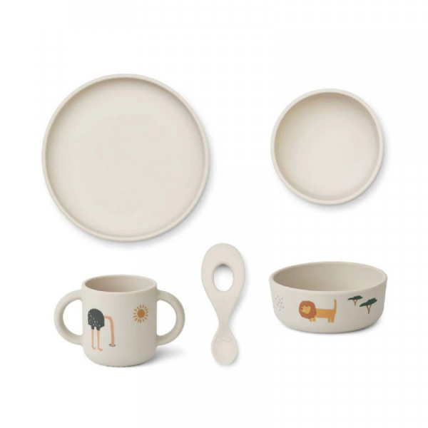 Liewood silik set za hr 4 pcs Vivi, Safari sandy 