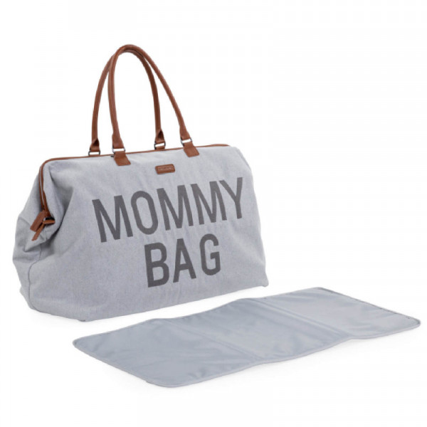 Child home Mommy Bag Big, Ručna torba canvas, grey 