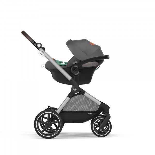 Cybex duo sistem Eos Lux Lava grey (Sivi ram) 