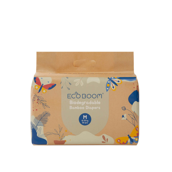 Eco boom joy bioraz.pelene za bebe M 6-10kg 32kom 
