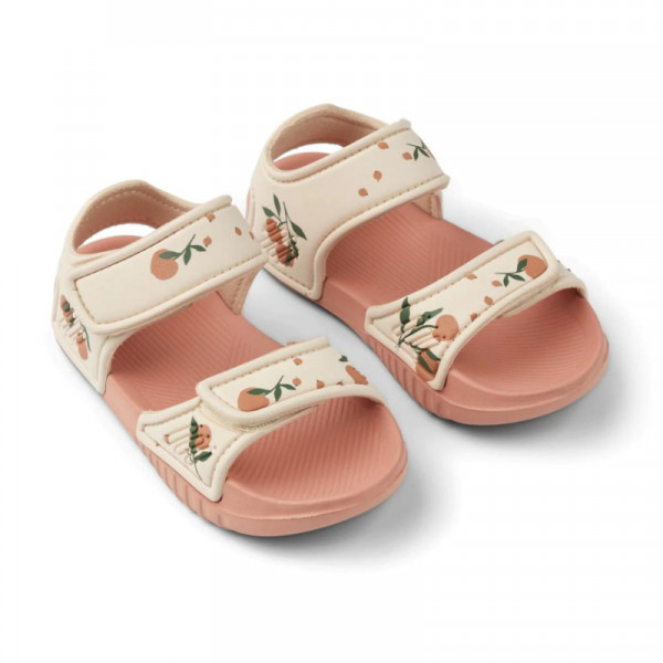 Liewood sandale Blumer, Peach/Sea shell