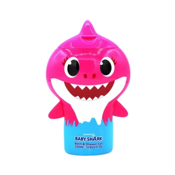 Baby shark kupka&gel za tusiranje pink 350ml 