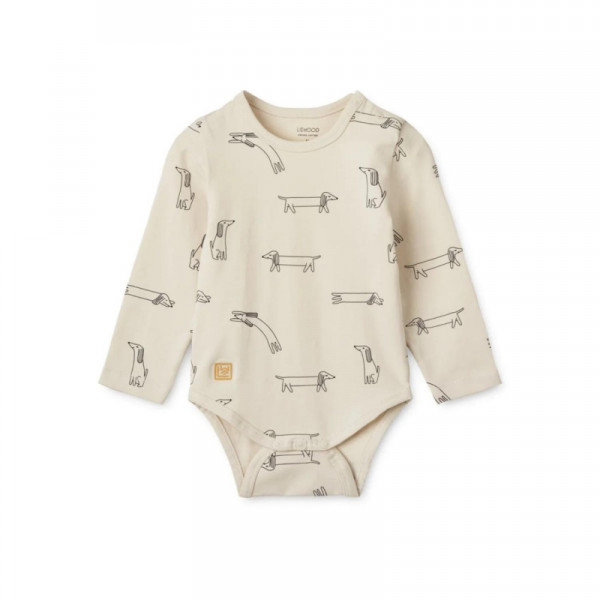 Liewood bodi benka Yanni 2kom, Dog Sandy/YellowM