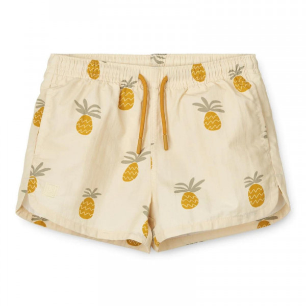 Liewood kupaći šorc Aiden, Pineapples/Cloud cream