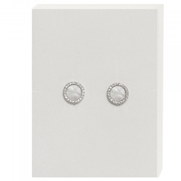 Argento minđuše Krug ogledalce 