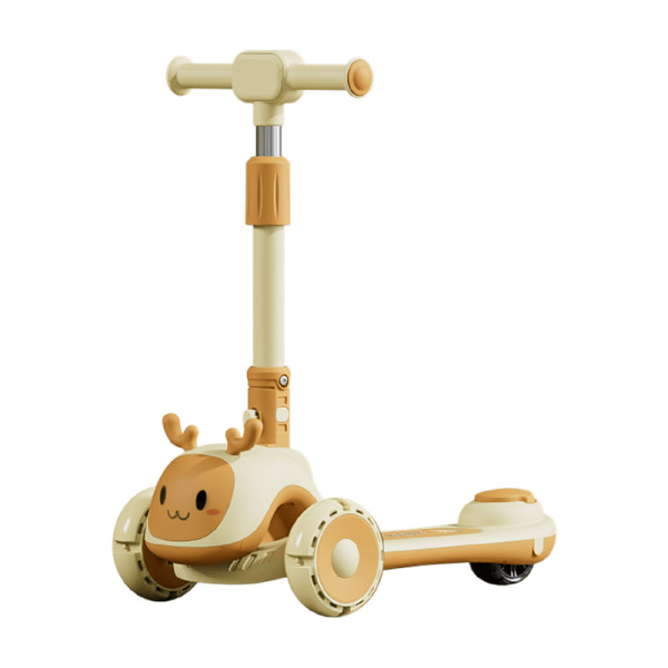 Cute&Cool trotinet za decu 2 u 1 braon bež 