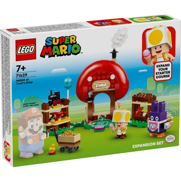 LEGO SUPER MARIO NABBIT  TOADS SHOP EXPANSION SET 