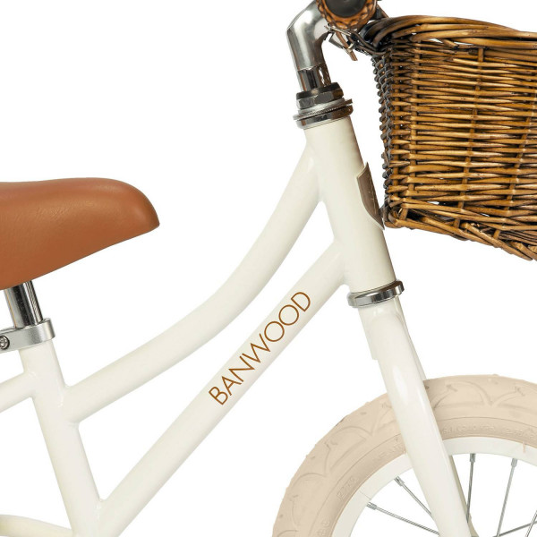 Banwood balance bicikl vintage, White 