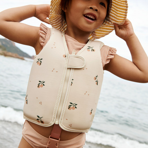 Liewood prsluk za plivanje Dove 1-2Y, Peach/SeaS 