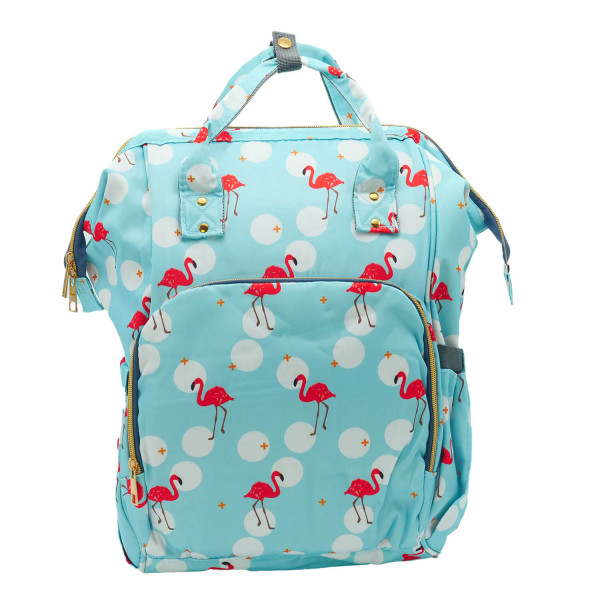 Cute&Cool torba za mame, Flamingo tirkiz 
