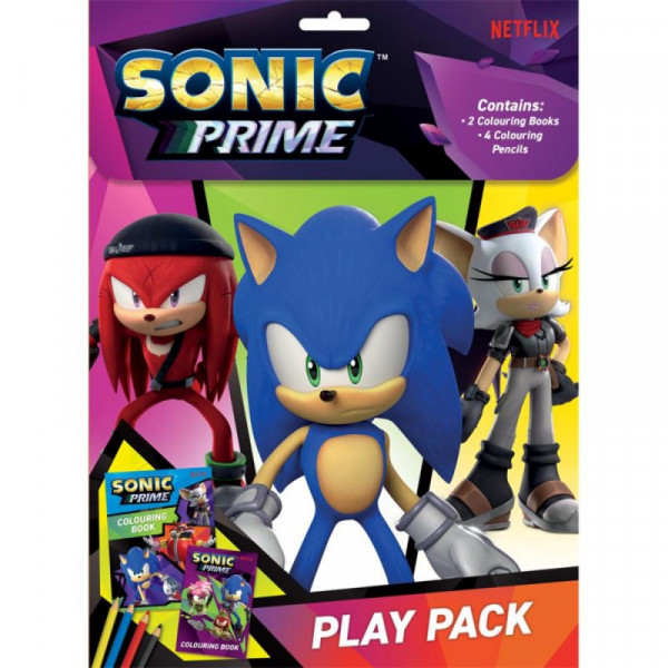 Commodore Sonic mala i velika bojanka sa bojicama 