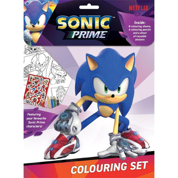 Commodore Sonic bojanka sa bojicama i nalepnicama 