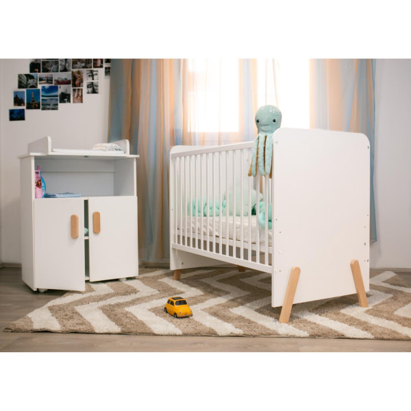 Bambino krevetac Una ,beli, bez fioke 