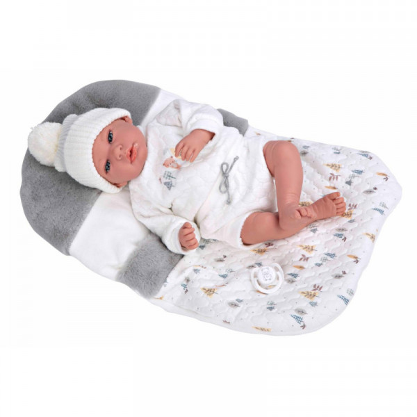 Arias Elegance lutka beba Andie Gris 40cm 