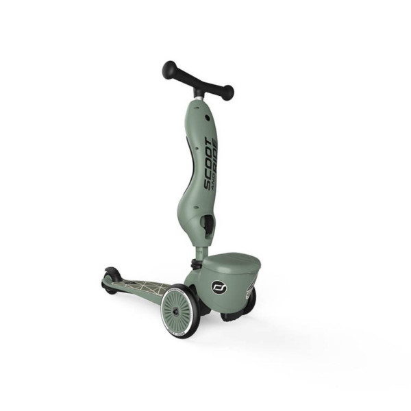 Scoot&Ride Trotinet 2u1 Highwaykick 1 Green lines 