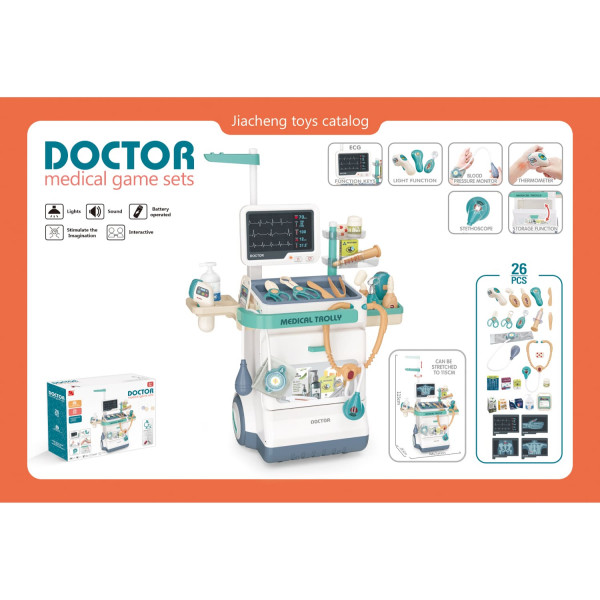 Merx igračka doktorski set,26 elemanata 