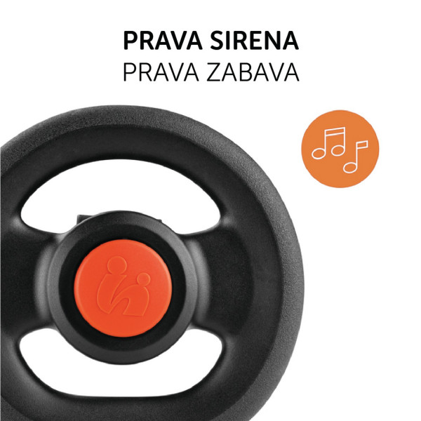 Hauck igračka volan za kolica, Black 