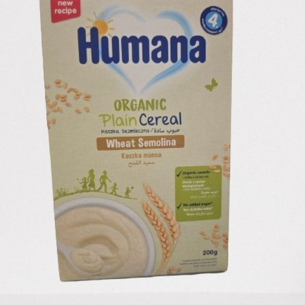 Humana organska bezmlečna ins. kaša sa grizom200g 