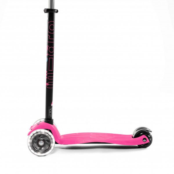 Micro trotinet Maxi Classic LED roze 
