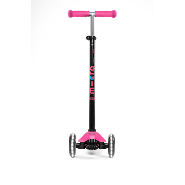 Micro trotinet Maxi Classic LED roze 