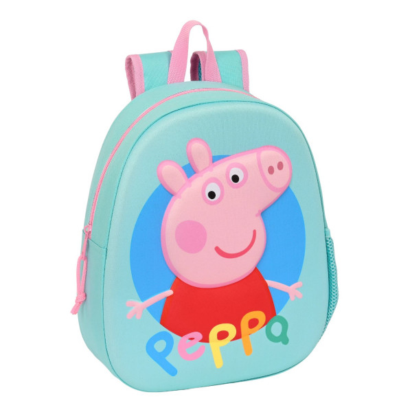 Safta dečiji ranac 3D zeleni, Peppa Pig