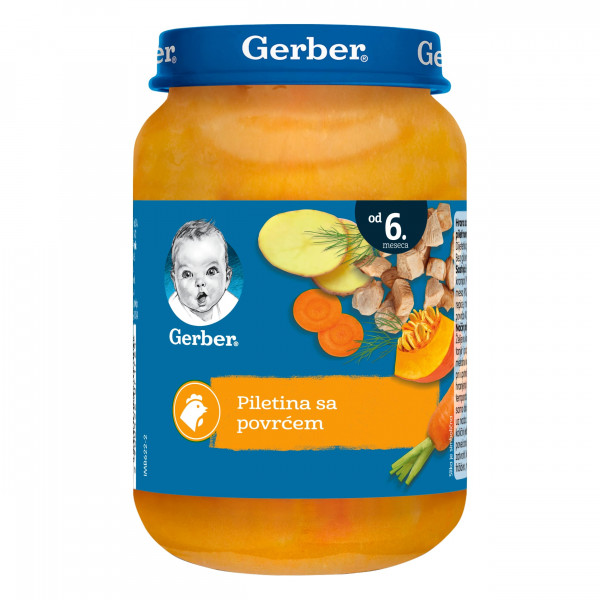 Gerber kašica piletina 190g 