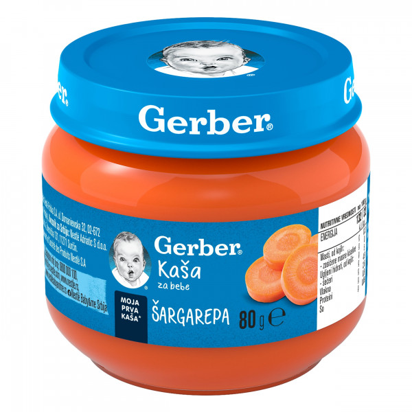 Gerber kašica od šargarepe 80g 