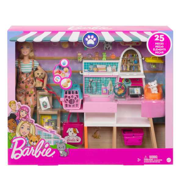 Barbie pet shop set sa lutkom 