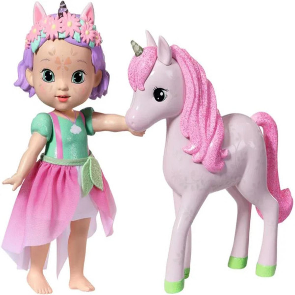 Baby born storybook ivy and unicorn 18cm 