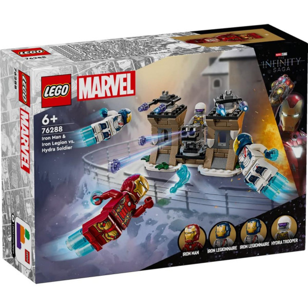 Lego heroes iron man and iron legion vs soldier 