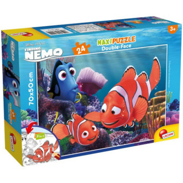 Slagalica  24pcs maxi nemo 2u1 slozi i oboji 