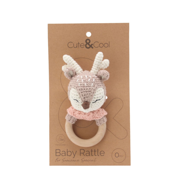 Cute&Cool drvena zvečka Jelen 
