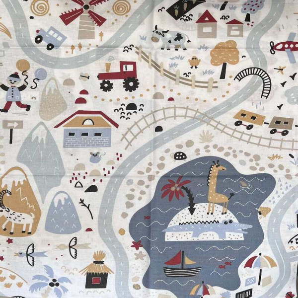Lillo&Pippo jastučnica Grad, 40x50 