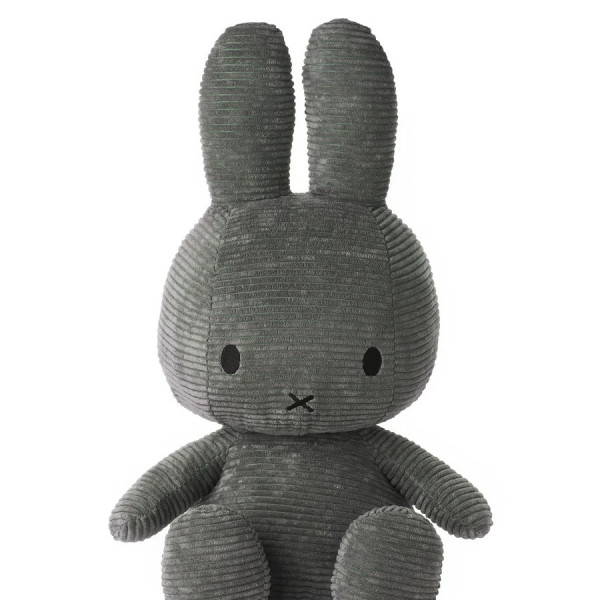 Miffy plišani zeka Eco Corduroy 33cm Grey 