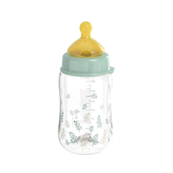 Nip Green PP flašica zelena 260ml 0m+,M protok 