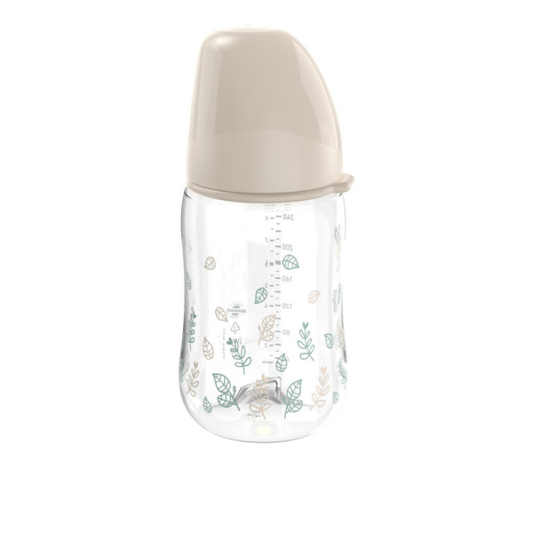 Nip Green PP flašica bež 260ml 0m+, M protok 
