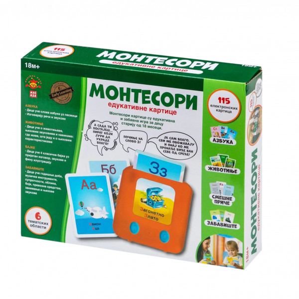 Edukativna/kreativna igra SR Montesori karte 