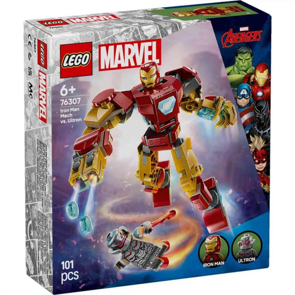 Lego super heroes iron man mech vs ultron 