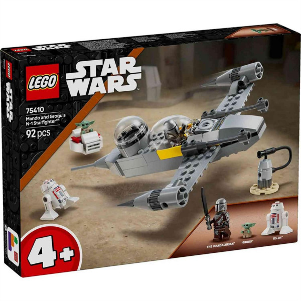 Lego star wars tm mando and grogus n-1 starfighter 